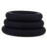  Set de 3 cockrings en silicone